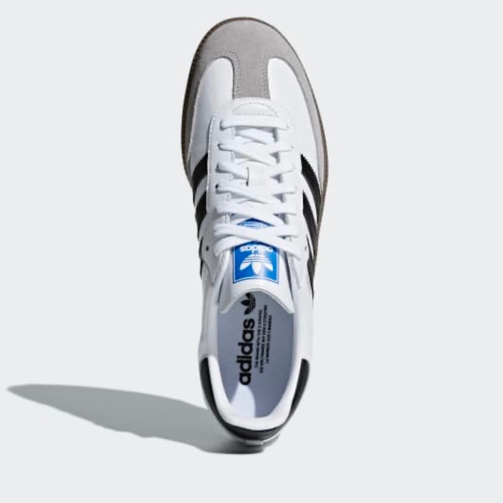 NWT Adidas Samba OG Sneakers White Size Men 6.5/Women 7.5 - Picture 4 of 16